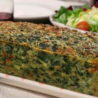 Budín de espinaca relleno: la receta más rica y con pocos ingredientes que te salva el almuerzo o cena