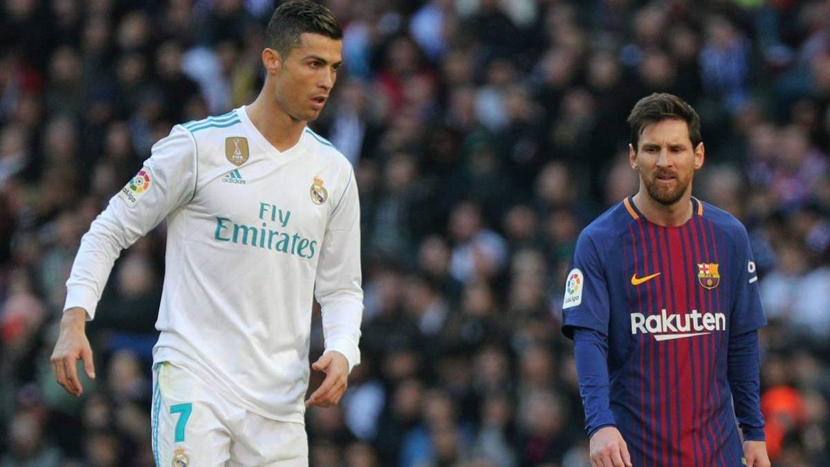 Messi y Cristiano Ronaldo. Fuente: (Twitter).