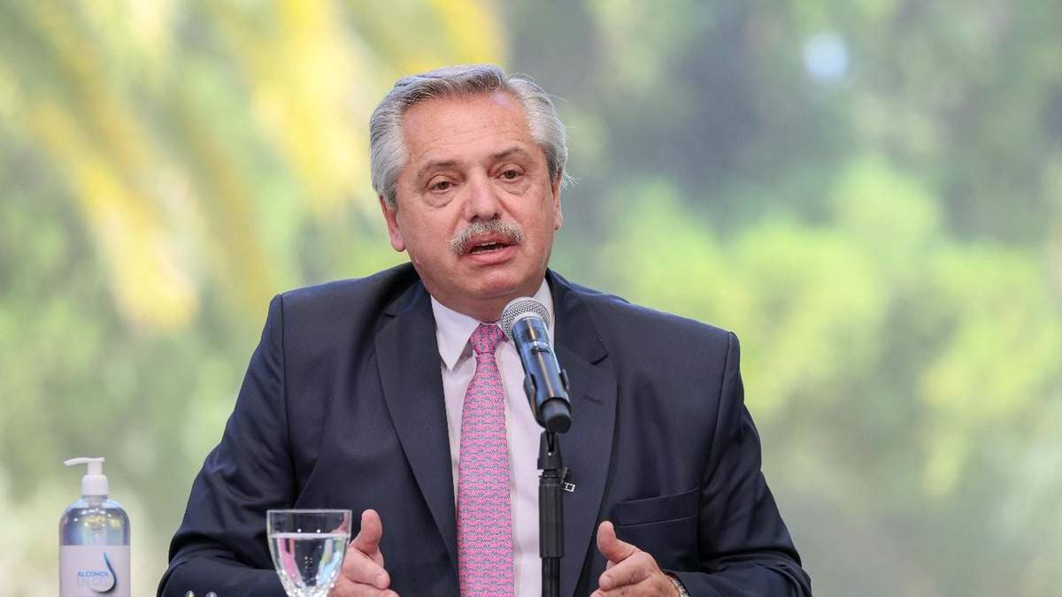 El presidente Alberto Fernández. Fuente: (Twitter)