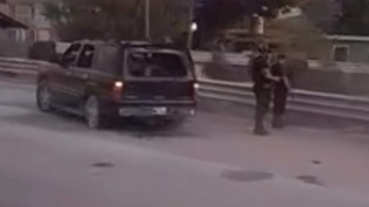 Vehículos dañados en Reynosa