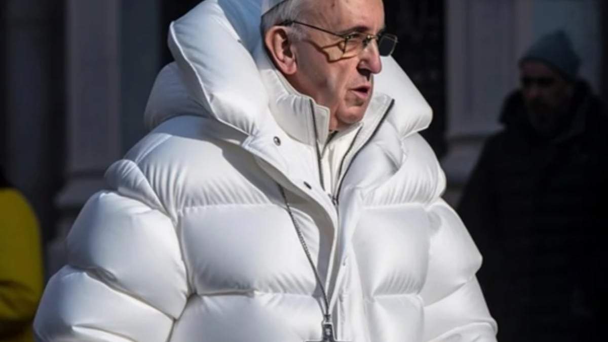 La imagen del papa Francisco generada por Inteligencia Artificial