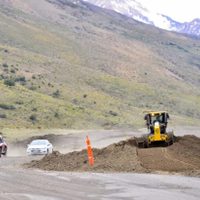 Vialidad de Neuquén trabaja en la remediación definitiva de un sector inestable de la ruta 43