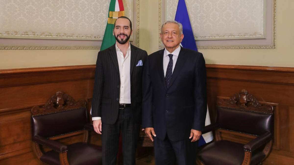 Bukele y AMLO, en su reunión de mayo de 2022