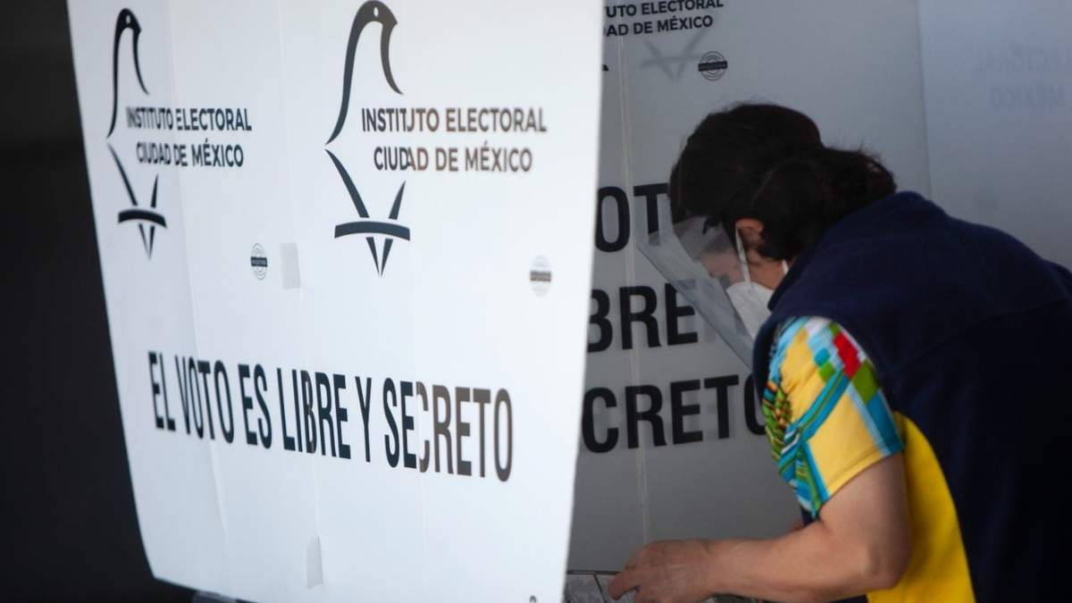 Una casilla para votar