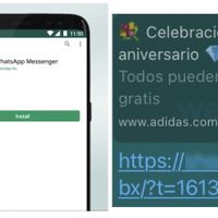 Defraudan en WhatsApp con falsos regalos de Adidas. Así es como operan