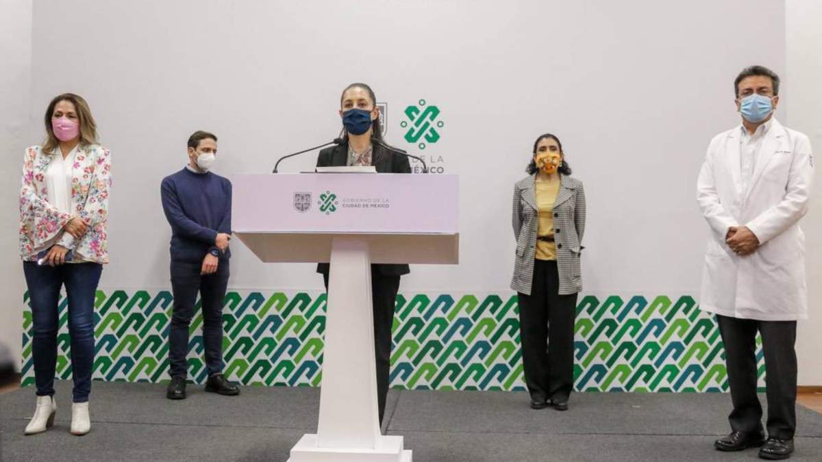 la jefa de Gobierno Claudia Sheinbaum, en rueda de prensa virtual