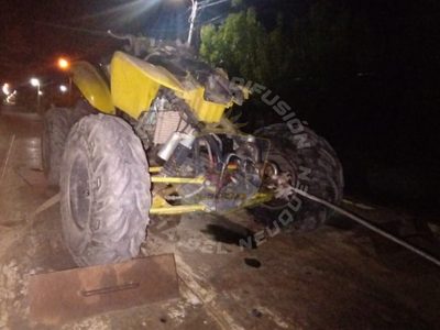 Cutral Co: un joven murió al chocar en cuatriciclo contra un contenedor