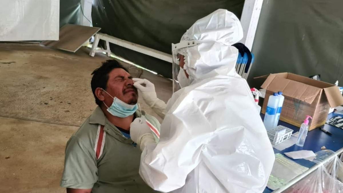 Pruebas covid en Oaxaca