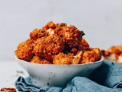 "Bites de coliflor": conocé la versión vegana de las alitas de pollo