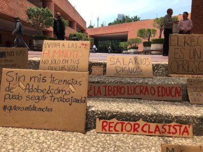 Disminución de becas, aumento de colegiaturas y opacidad generan protestas en la Ibero (Video)