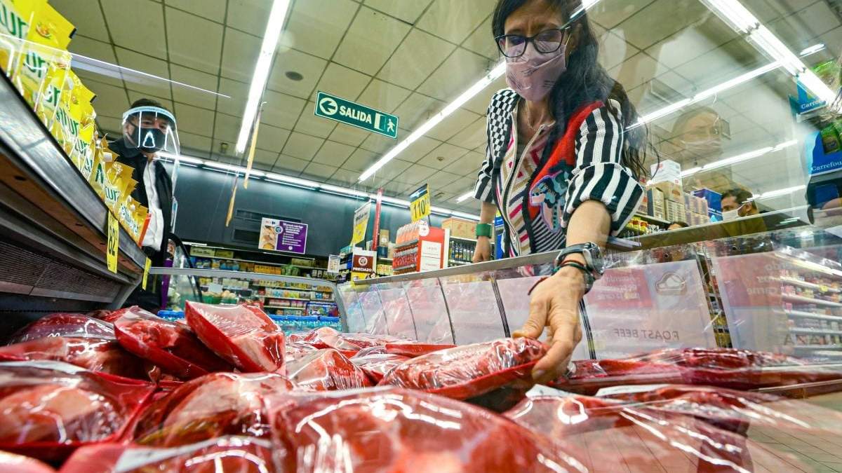 Cepo a la exportación de la carne. Fuente: (Twitter)