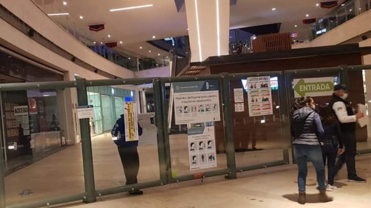 Un centro comercial fue suspendido por no cumplir los lineamientos de seguridad