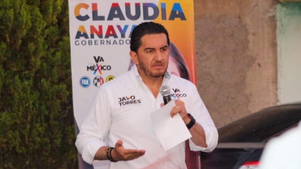 Javier Torres, candidato a la alcaldía de Fresnillo por la alianza entre el PAN, PRI y PRD