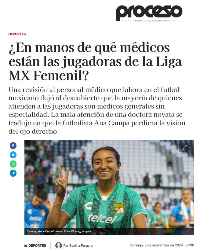 6 Médicos femenil