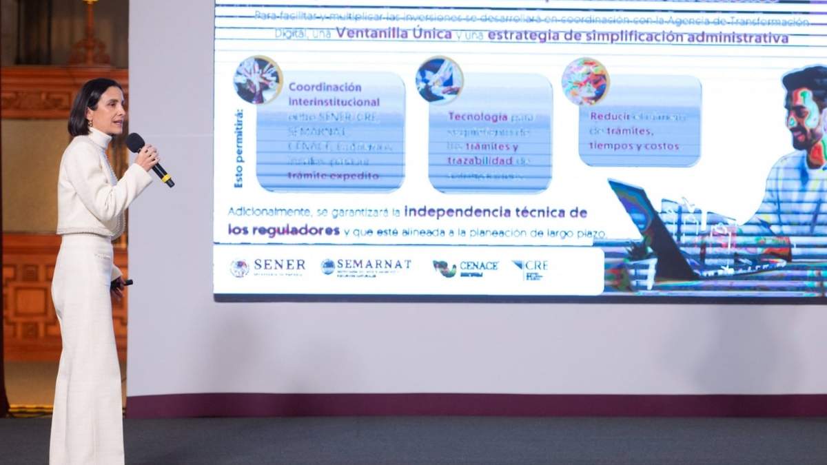 Luz Elena Gonzáleza presentó la Estrategia Nacional del Sector Eléctrico