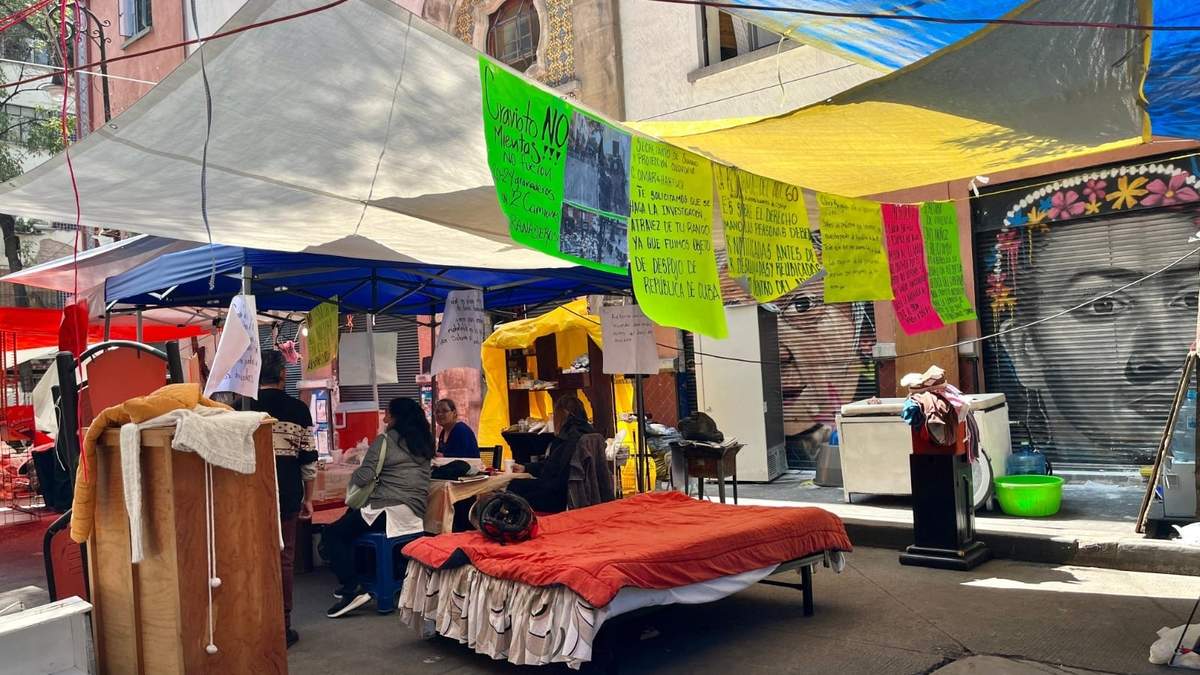 Vecinos desalojados en el Centro Histórico
