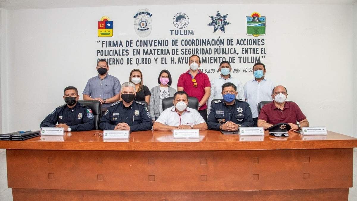 Firma del Convenio de Coordinación de Acciones Policiales