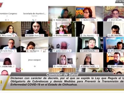 Congreso de Chihuahua aprueba ley que obliga al uso de cubrebocas