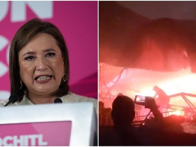 Esto dijo Xóchitl Gálvez por el colapso del escenario en mitin de Álvarez Máynez en NL