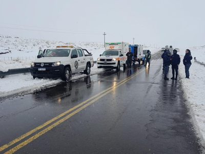 Después del temporal de nieve desplegaron el operativo retorno seguro para los turistas