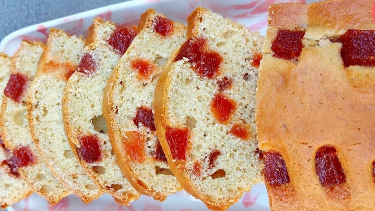 Budín de membrillo y limón. Fuente: (Instagram)