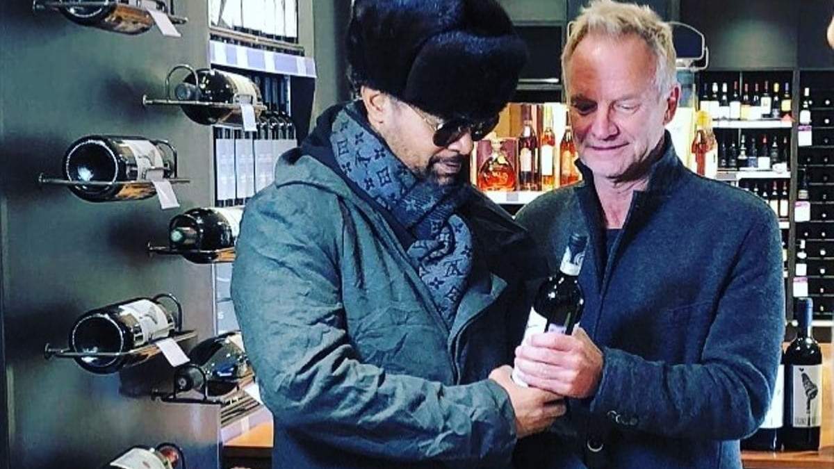 Los vinos italianos de Sting. Fuente; (Instagram)