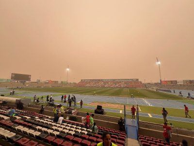 Una tormenta de arena retrasa el partido de Play-In de FC Juárez contra los Pumas (Videos)