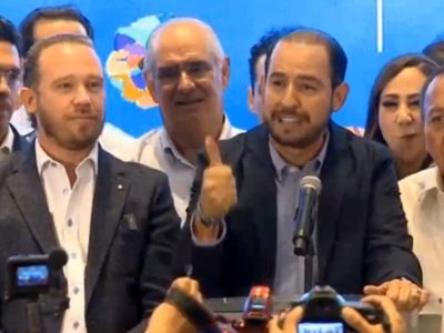 Marko Cortés y “Alito” aseguran que van adelante en seis de nueve entidades