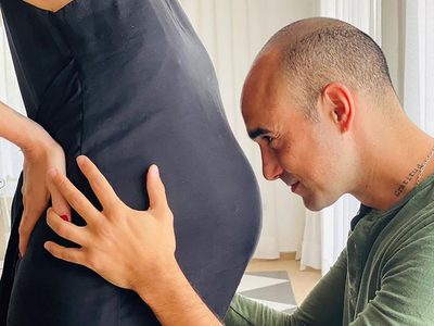 Llegó el día más feliz: tras una ansiada espera, nació Agustín, el primer hijo de Abel Pintos y Mora