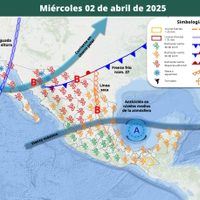 Frente frío 37 se extenderá este miércoles; lluvias y vientos fuertes en estas entidades