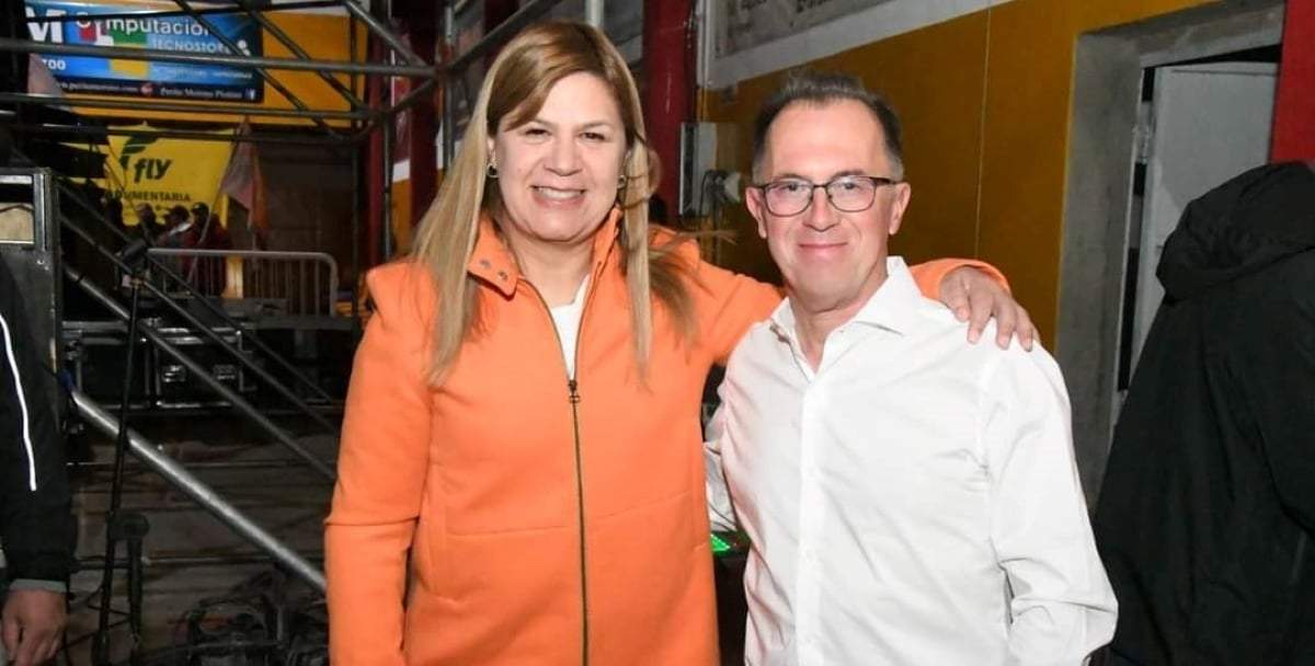 Gloria Ruiz y Luis Bertolini. Fuente: (X)