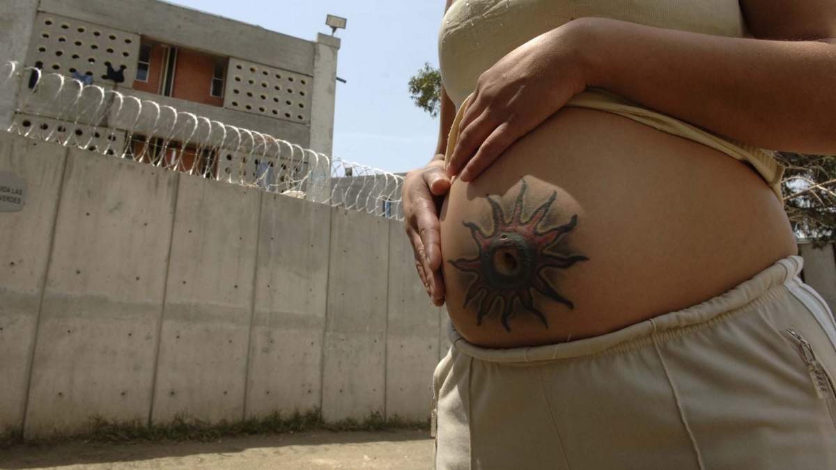 Una mujer en el penal de Santa Martha Acatitla