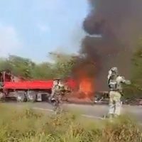 Accidente de convoy militar deja tres soldados muertos y seis heridos (Video)