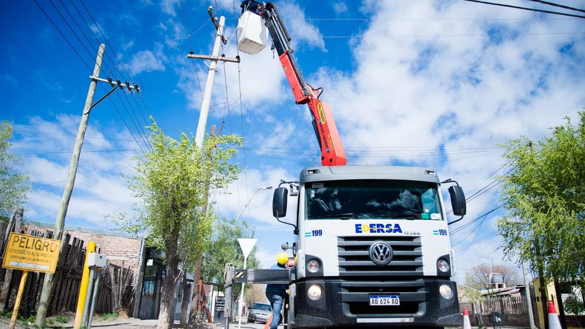 Desde Edersa indicaron que en Las Grutas se racione el uso de la electricidad. Fuente: (Twitter)