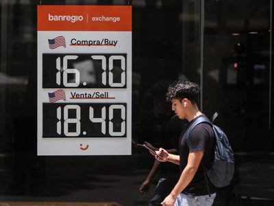 El peso inicia semana a la baja: el dólar alcanza las 18.65 unidades