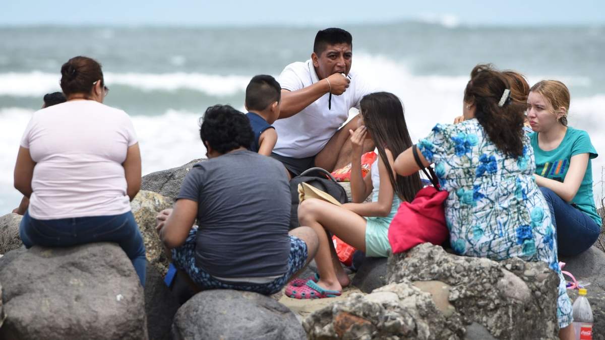 Turistas en Veracruz