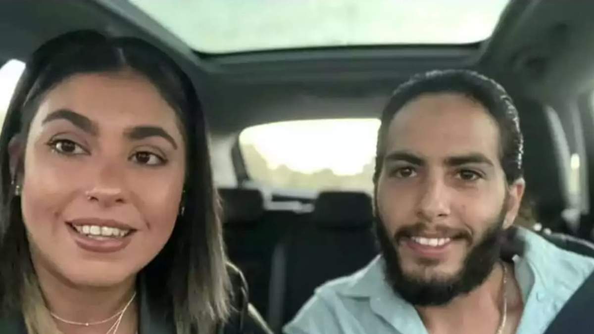 Ilana Gritzewsky y su pareja Matan, en imagen de redes sociales
