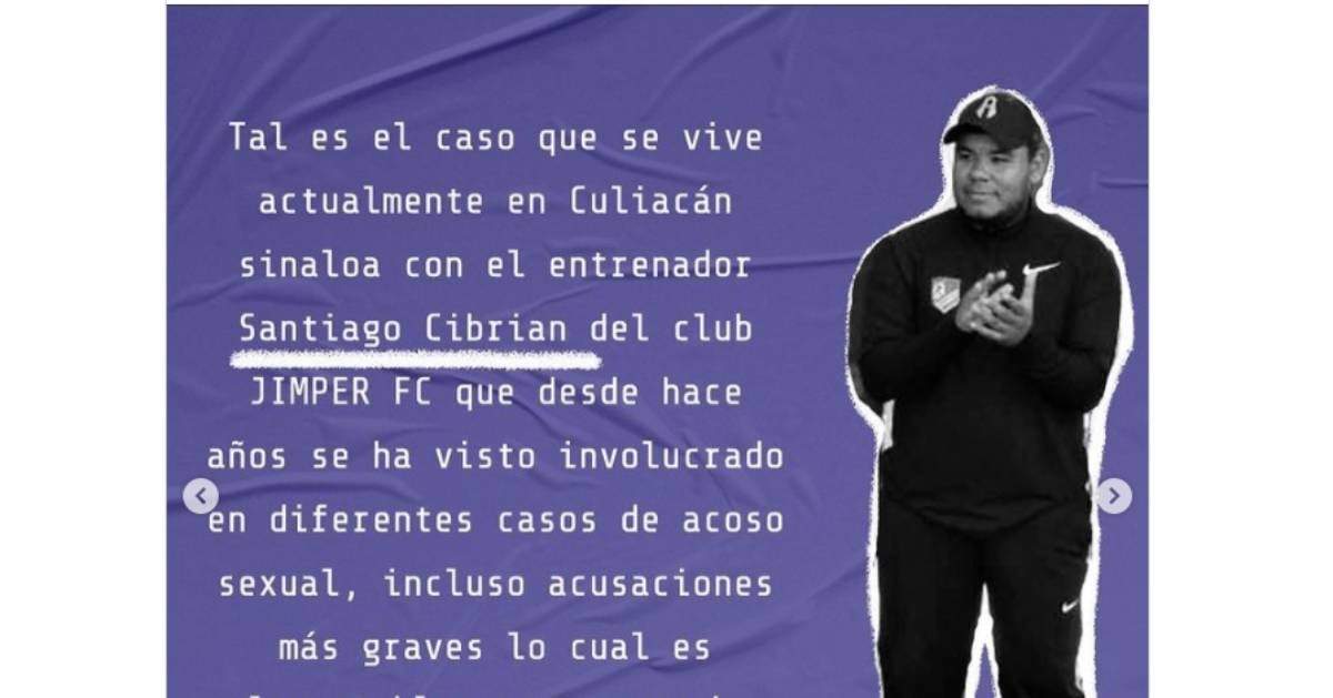 Una de las imágenes de la denuncia compartidas en redes sociales