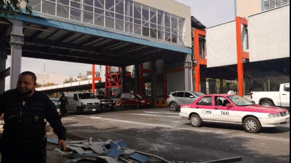 La estación en Calzada de Tlalpan