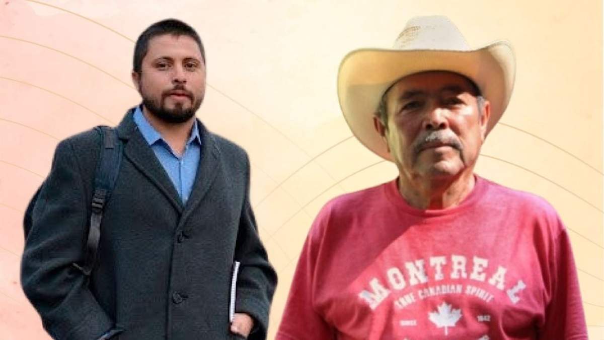 Ricardo Lagunes Gasca y de Antonio Díaz Valencia, líder de San Miguel Aquila