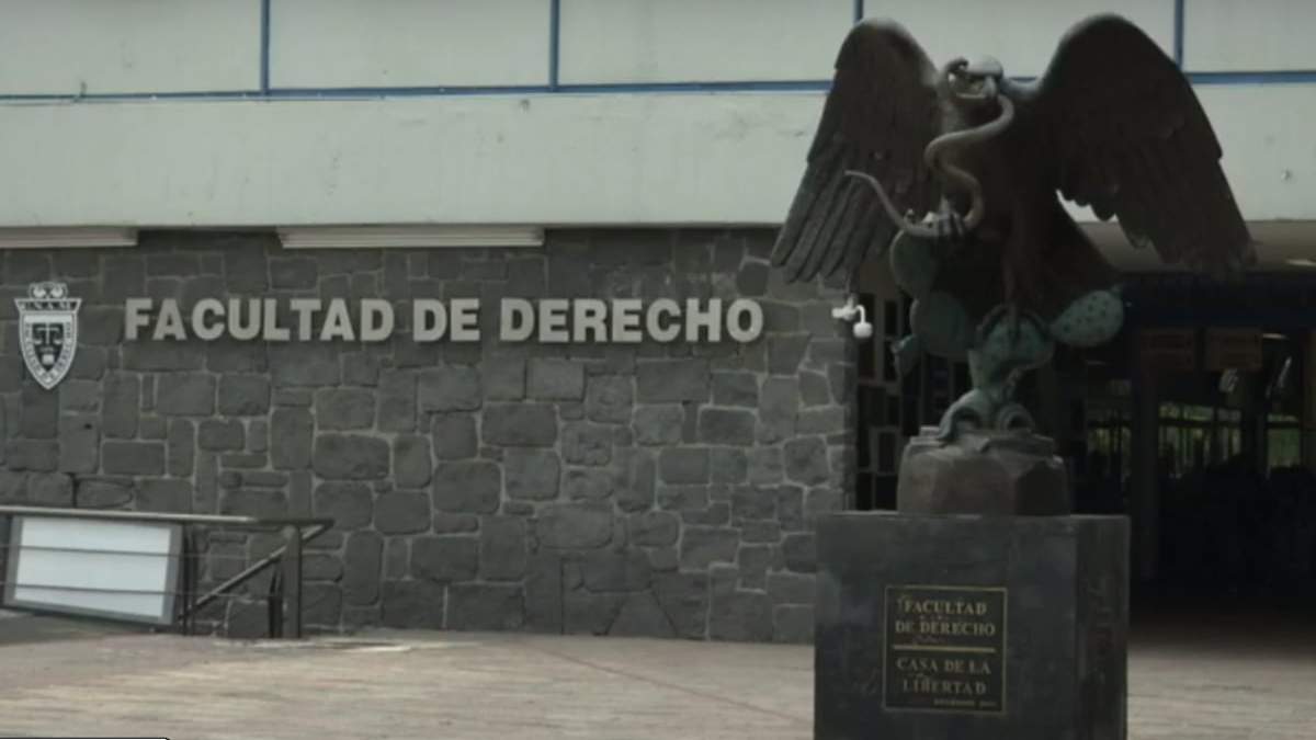 La Facultad de Derecho de la UNAM, ubicada en Ciudad Universitaria