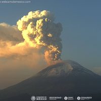 Suspenden clases en seis municipios de Morelos por actividad creciente del Popocatépetl