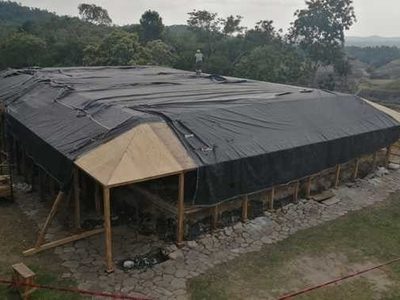 Especialistas de zona arqueológica El Tajín y del INAH opinan que daños por incendio son reversibles