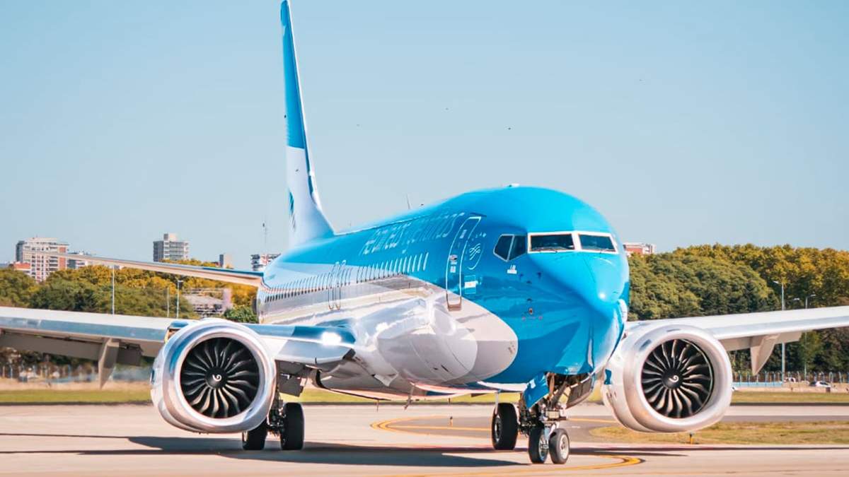 Aerolíneas Argentinas tuvo uno de los mejores años de su historia. Fuente: (Twitter)