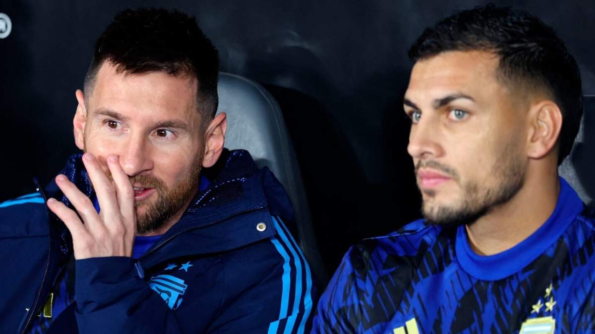 Lionel Messi y Leandro Paredes Fuente: (X)