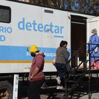 Más de 300 neuquinos fueron hisopados en los tráileres DetectAR