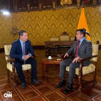 A Ecuador “le encantaría contar” con tropas de EU para hacer frente a las pandillas: Noboa