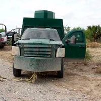 Aseguran camioneta con blindaje artesanal en Tamaulipas