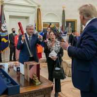 AMLO destaca el cambio de discurso de Trump hacia los mexicanos
