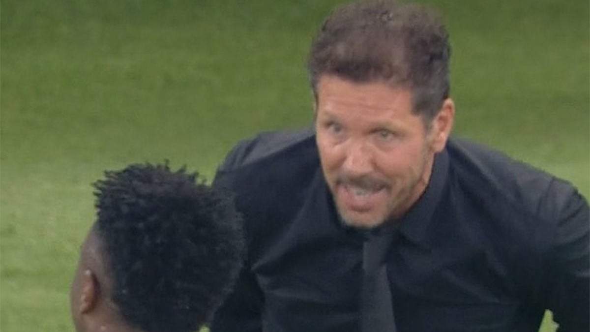 Sacado Simeone con Vini